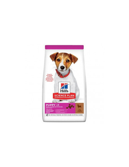 Суха храна Hills Dog Puppy Small-Mini Lamb-Rice с агнешко и ориз- За дребни и миниатюрни породи кучета до 10 кг от отбиване д