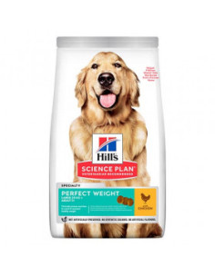 Hills - Science Plan Perfect Weight Large Breed Adult - пълноценна храна с пилешко за кучета от едрите породи с наднормено те