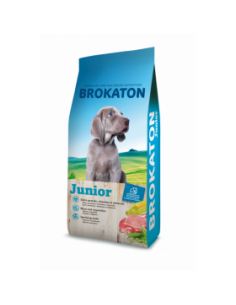 Суха храна за подрастващи кученца от всички породи Brokaton Junior 20 кг.