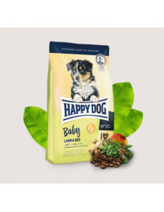 Happy dog baby Lamb-Rice - суха хрна за кучета от 1-6месеца с вкус на агне и ориз