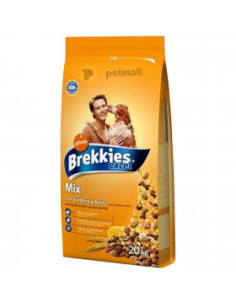 Суха храна Brekkies Mix Lamb с агнешко месо и ориз - за кучета средни и големи породи над 1 година