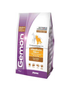 Monge Gemon Medium Adult Chicken храна за израстнали кучета от средните породи с вкус на пиле,