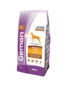 Monge Gemon Maxi Adult Chicken - Rice храна за израстнали кучета от големите породи с вкус на пиле и ориз,