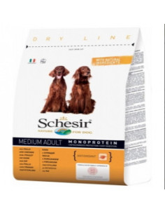 Schesir Adult Maintenance with Chicken Monoprotein - пълноценна храна с пилешко месо, за кучета над 12 месечна възраст