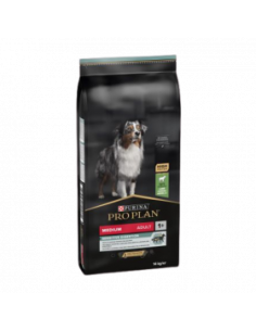 Храна за кучета в зряла възраст Purina Pro Plan Adult Medium Sensitive Digestion с вкус на агнешко месо и ориз за средни поро