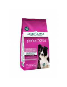 Суха храна за пораснали кучета от всеки размер и порода, живеещи на открито, бременни и за работа Arden Grange Performance с 