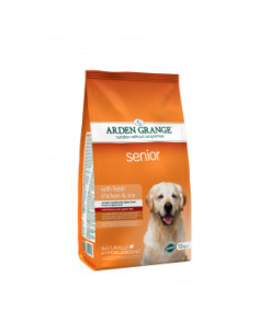 Суха храна за възрастни кучета от всяка порода Arden Grange Senior над 8 години, с прясно пилешко месо и ориз