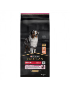 Purina PRO PLAN Adult Medium Sensitive сьомга OPTIDERMA,