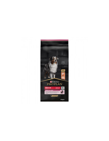 Purina PRO PLAN Adult Medium Sensitive сьомга OPTIDERMA,