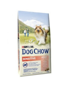 Суха храна за куче Purina Dog Chow Sensitive Adult сьомга 14кг.