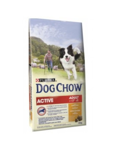 Суха храна за куче Purina Dog Chow Active пиле 14кг.