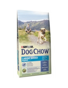 Суха храна за куче Purina Dog Chow Large Breed Puppy пуйка 14кг.