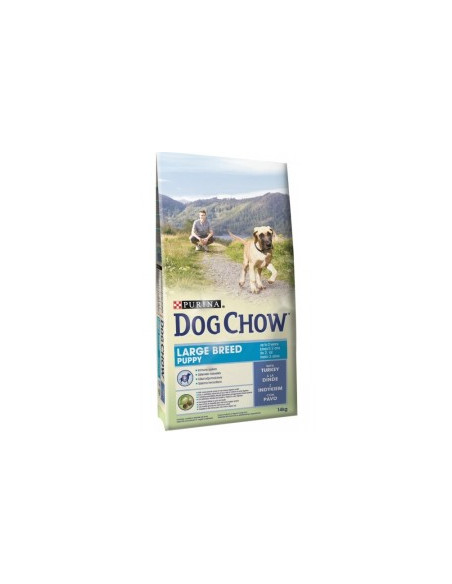 Суха храна за куче Purina Dog Chow Large Breed Puppy пуйка 14кг.