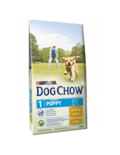 Суха храна за куче Purina Dog Chow Puppy пиле 14кг.