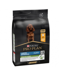 Суха храна за куче Purina PRO PLAN Dog Opti Start Large Puppy Athletic пиле,