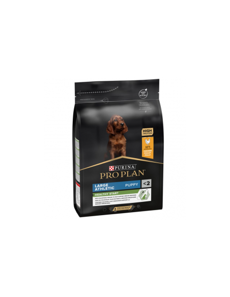 Суха храна за куче Purina PRO PLAN Dog Opti Start Large Puppy Athletic пиле,