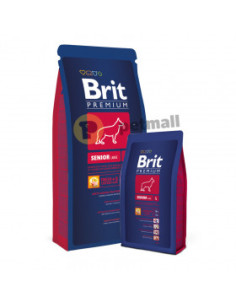 Суха храна за кучета BRIT PREMIUM SENIOR L/XL BY NATURE [ НОВА, ПОДОБРЕНА ФОРМУЛА ] с 45- прясно пилешко месо