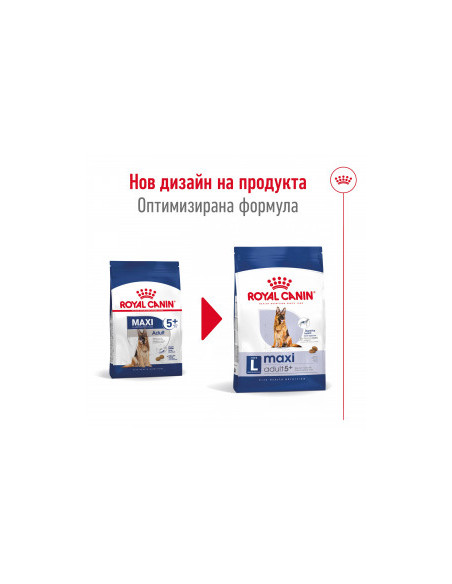 Суха храна за кучета Royal Canin MAXI ADULT 5+,