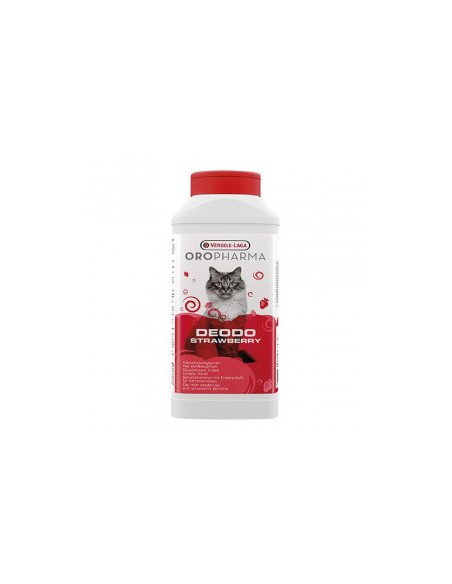 Versele Laga Oropharma Deodo Strawberry е дезодорант на прах за котешка тоалетна с ягода 750гр.