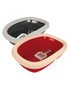 Trixie Carlo Litter Tray - Котешка тоалетна Carlo червена 38/17/58 см