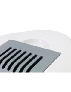 Закрита котешка тоалетна за ъгъл NESTOR сиво