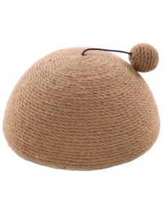 Сезалена драскалка Flamingo SCRATCHING TOY VEDA BEIGE-полукълбо