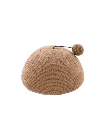 Сезалена драскалка Flamingo SCRATCHING TOY VEDA BEIGE-полукълбо