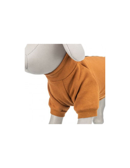 Топъл, памучен кучешки суитшърт с цип Trixie CityStyle Amsterdam sweatshirt в цвят ръжда
