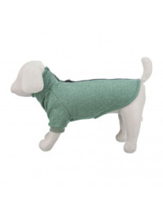 Топъл, памучен кучешки суитшърт с цип Trixie CityStyle Amsterdam sweatshirt в зелен цвят