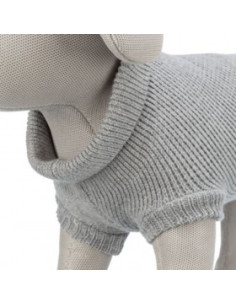 Топъл, комфортен пуловер Trixie CityStyle Berlin в сив цвят