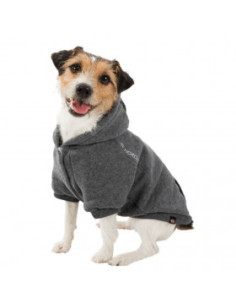 Мек, памучен кучешки суитшърт Trixie BE NORDIC Flensburg hoodie в сив цвят