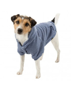 Мек, памучен кучешки суитшърт Trixie BE NORDIC Flensburg hoodie в син цвят