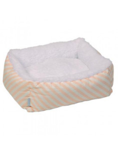 Меко кучешко легло Beeztees puppy rest bed nappy pink в roзов цвят