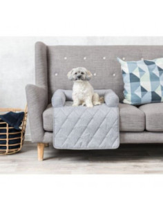 Капитониран протектор за мебели Trixie Nero furniture protector bed с меки странични възглавници