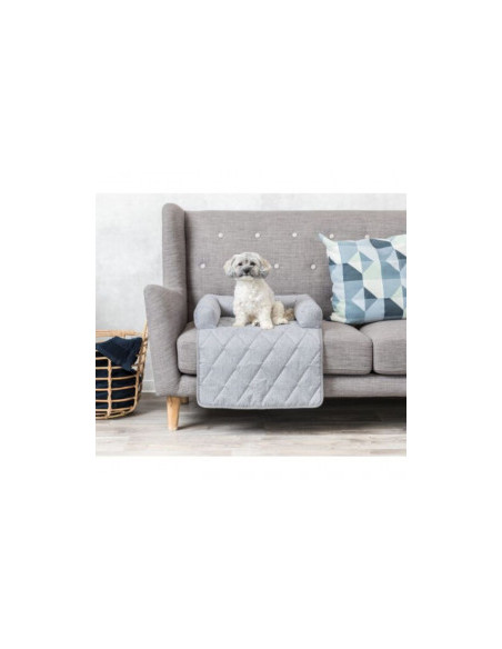 Капитониран протектор за мебели Trixie Nero furniture protector bed с меки странични възглавници