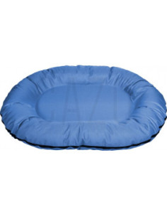 Овално кучешко легло от непромокаемаматерия CAZO син 45х65х9 см.