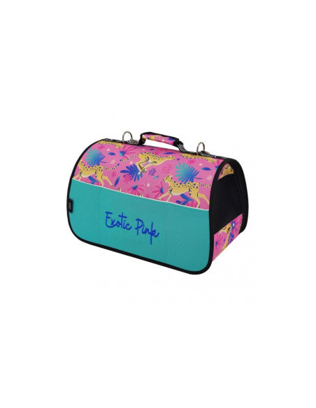 Луксозна транспортна чанта CAZO Pet Carrier Exotic Pink 50x27x26см
