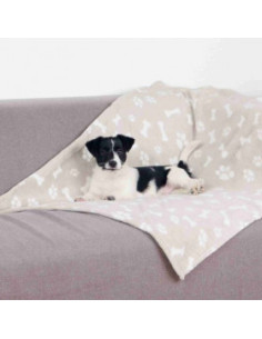 Меко одеяло за кучета Trixie Kenny blanket бежов цвят100x75 см.