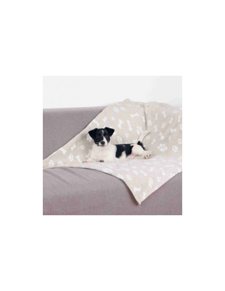 Меко одеяло за кучета Trixie Kenny blanket бежов цвят100x75 см.