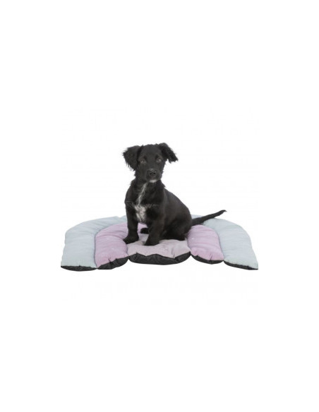 Мек, велурен матрак Trixie Junior Patchwork Lying mat във формата на дъга, подходящ за малки кученца