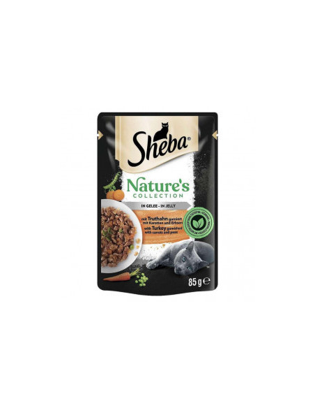 Пауч за котки Sheba Nature пуешко месо в желе