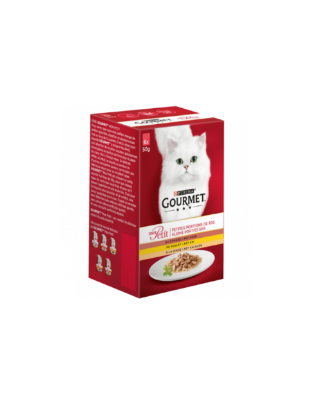 Gourmet Mon Petit Chicken Mix - изискана рецепта / с патица, пиле, пуйка / 6 броя по 50 грама