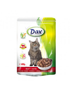 Dax пауч за котка с телешко месо в сос 100гр.