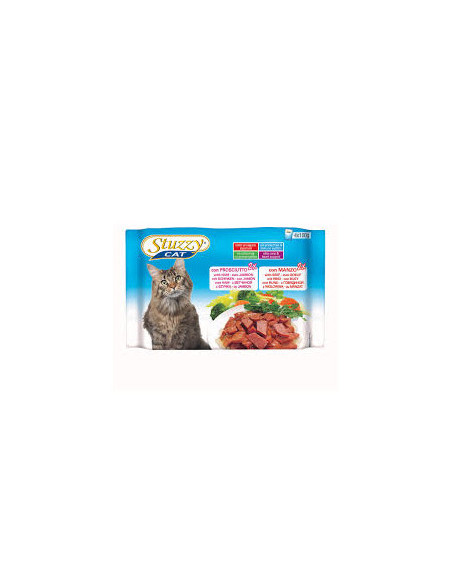 Stuzzy Prosciutto with Beef family паучове за котки прошуто и говеждо