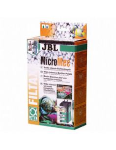 JBL MicroMec - бели биофилтърни топчета, подобрявaщи почистващата сила на филтъра 650 гр.