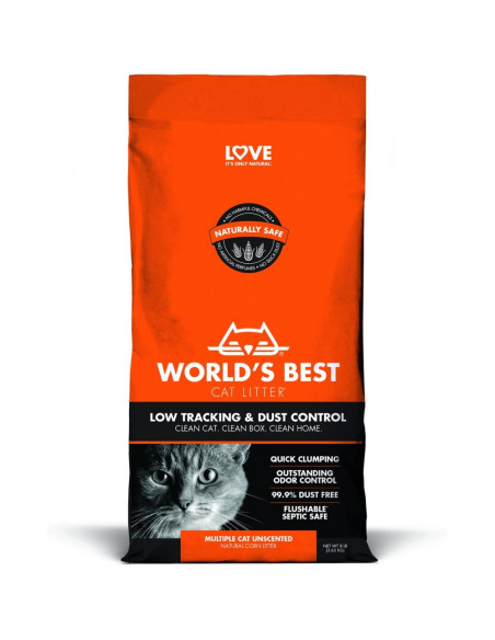 Worlds Best Cat Litter Low Tracking 3.63kg - формула за по-малко полепване по лапите
