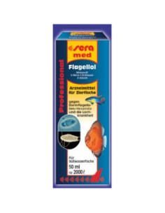 Препарат за аквариум против вътрешни паразити SERA MED PROFESSIONAL FLAGELLOL 10мл.