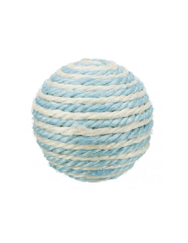 Котешка играчка Trixie Ball сизалено топче с дрънкащ звук