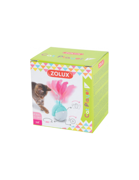 Zolux - интерактивна играчка за котки - накланяща се топка с пера