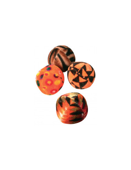 Играчка за котки Zolux 4 MULTICOLOURED BALLS - комплект от 4 топки